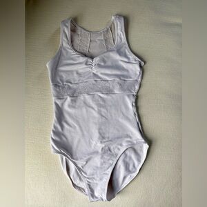 So Danca white leotard with gorgeous lace back
